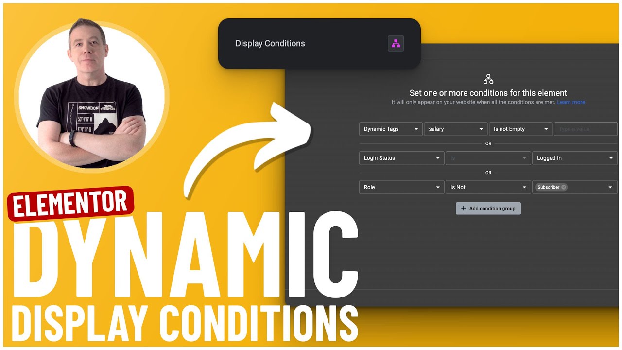NEW Dynamic Visibility Conditions in Elementor Pro [3.20 beta]
