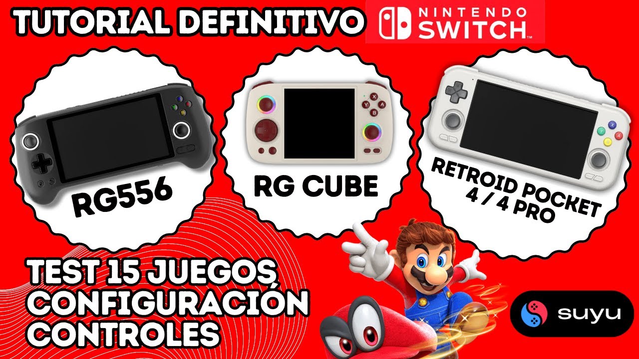 Guía Definitiva Nintendo Switch en Anbernic RG556 , RG CUBE , Retroid Pocket 4 / 4 Pro.