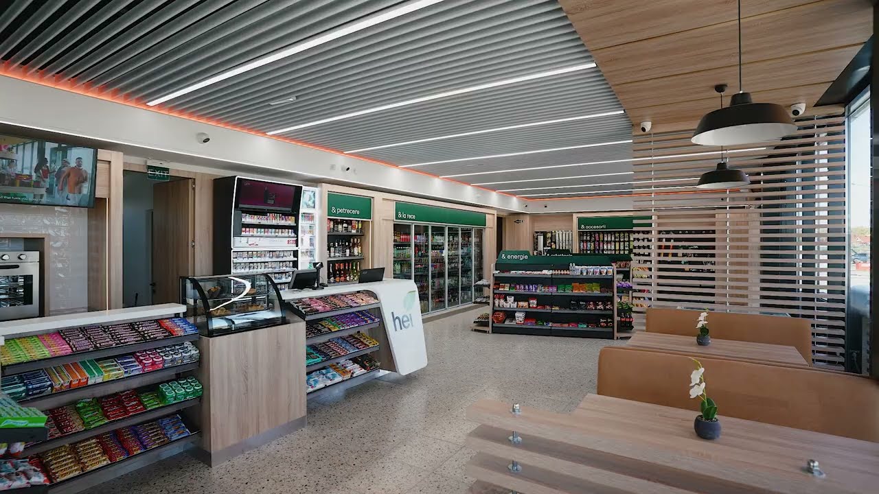 Mobila comanda spatii comerciale | Rompetrol | SARAMOB DESIGN