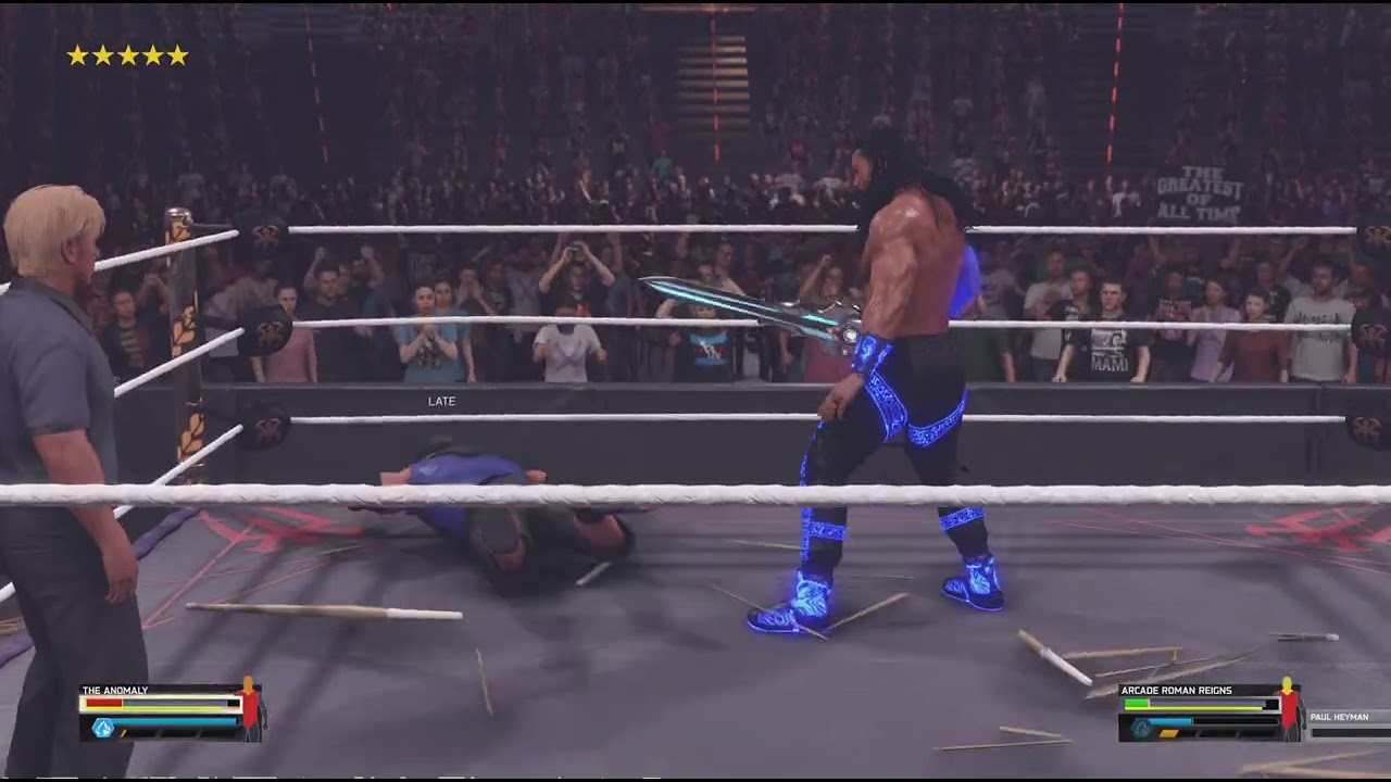 WWE 2K25: Beating Supercharged Roman in The Island Gamemode