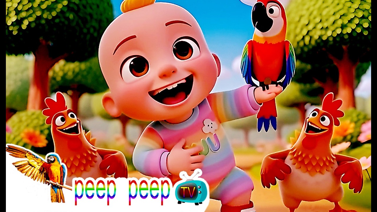 Funny Jungle Adventure with Juju & Dancing Hens | BEDTIME LAUGHS for Kids 🍬!