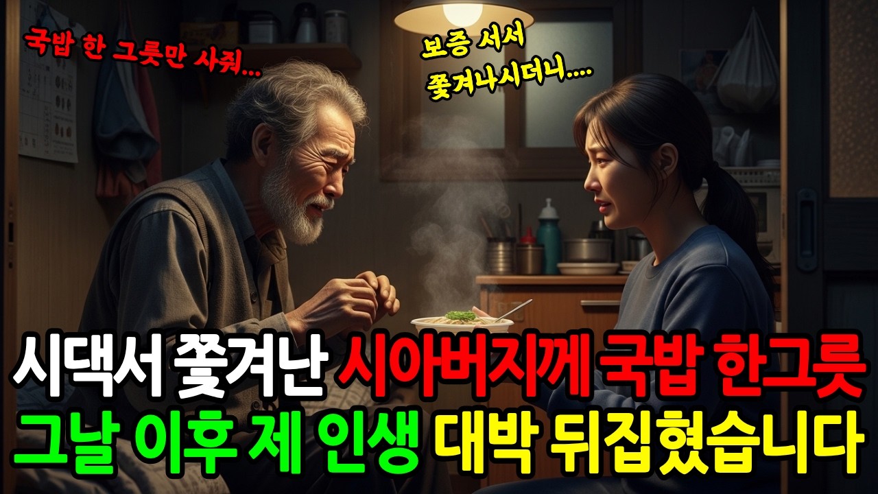며느리에게 국밥 사달라는 시아버지 |오디오북|노후사연|인생사연