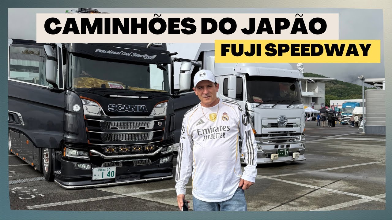 Mega Evento de Caminhões no Japão, vem conferir as máquinas Japonesas 