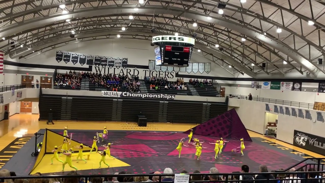 Edwardsville Varsity Winter Guard 2024 - Yelling in Yellow