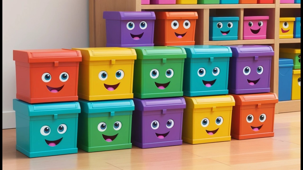Eight Little Toy Toolboxes Fix Fix Fix | Construction Song & Counting Rhyme