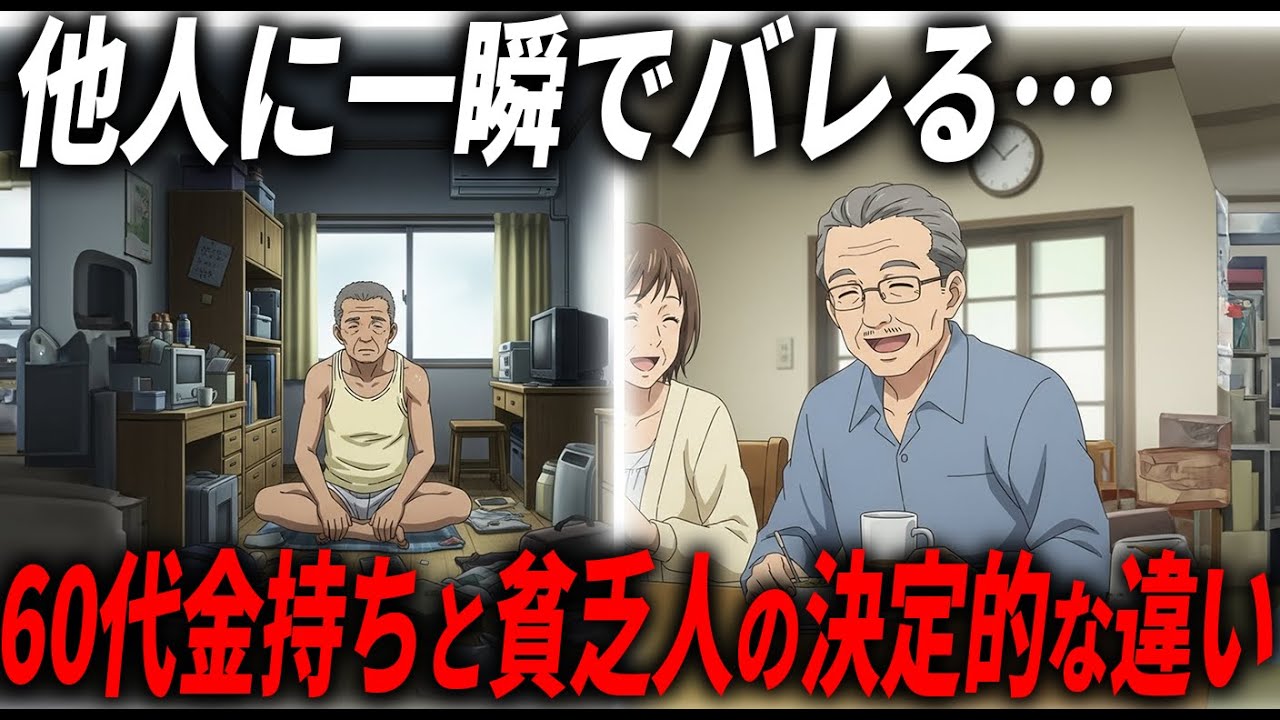 【実はバレてた】60歳を過ぎてから周りに一瞬でバレる金持ちと貧乏人の決定的な違いがコレ