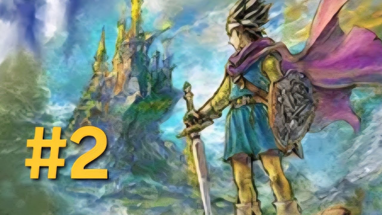  #2《ネタバレあり》カエル舌ペロ12のダメージ！体力が黄色だぁ！【ドラゴンクエスト3 そして伝説へ…】