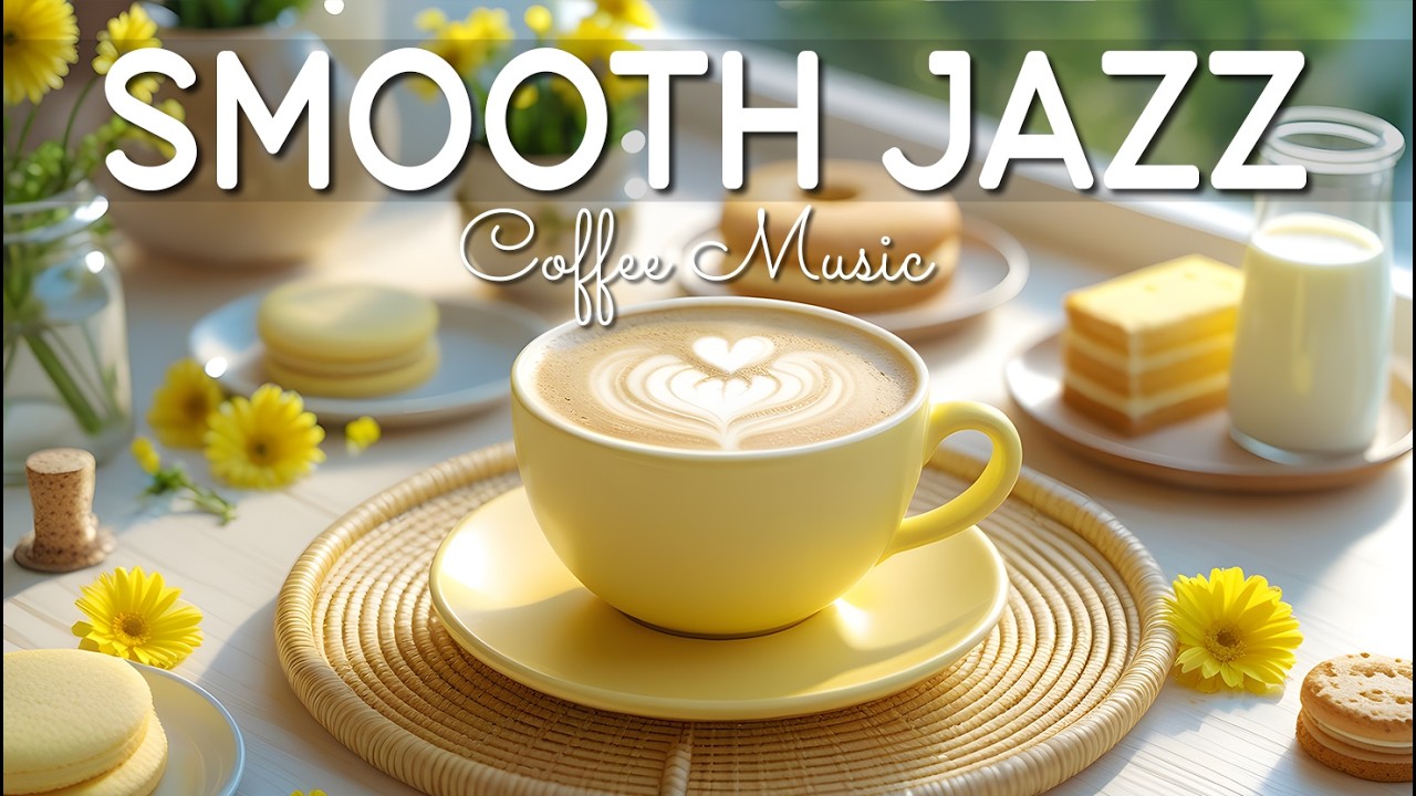 Morning Coffee Jazz ☕ Relaxing Coffee Jazz & Smooth Bossa Nova Piano for Great Moods