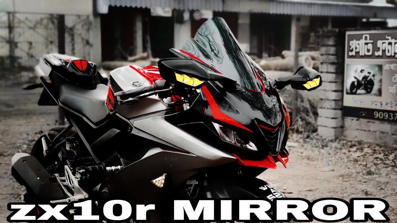 Yamaha R15 v3 top modified | killer look | R15 M modification | zx10r Mirror installation in R15 v3