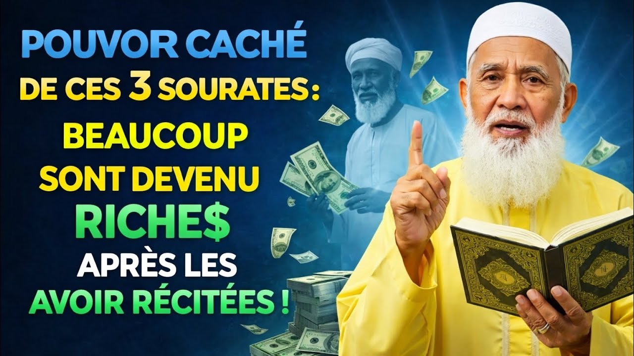 Le Pouvoir Caché de ces 3 Sourates : Beaucoup sont devenus riches après les avoir récitées !