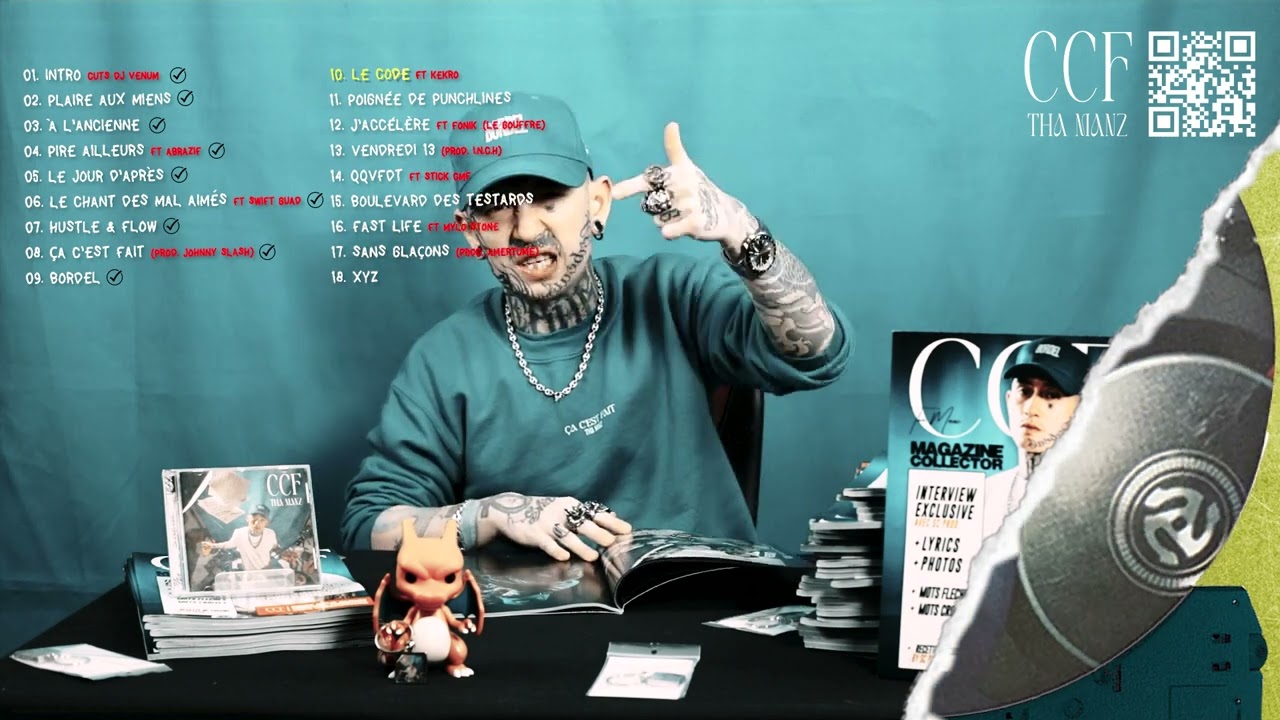 Tha Manz ft. Kekro - LE CODE - Album CCF (Visualizer)
