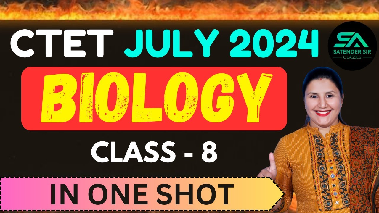 CTET || BIOLOGY IN 1-SHOT (CLASS-8)  || By DIVYA MAM #ctet #exam #ctet2024 #dsssb