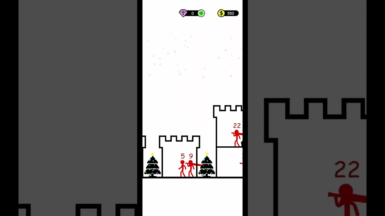 Stick Hero - Tower Defense Level 1-2 (Android,iOS) #shorts