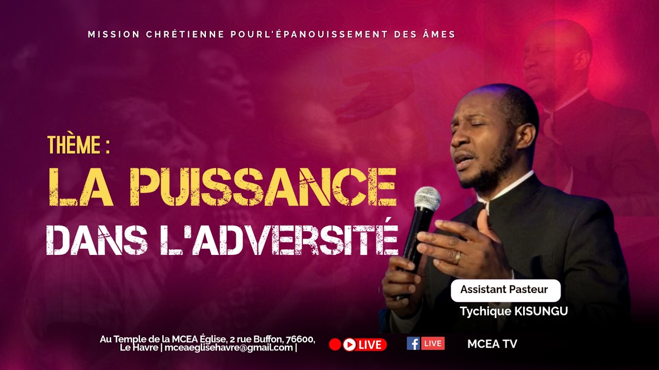 Culte de Célébration avec l'Assistant Pasteur Tychique KISUNGU - 15 MARS 2026