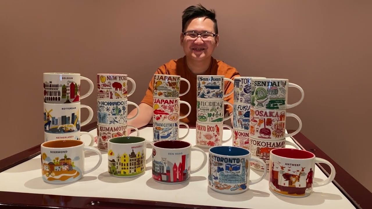 Unboxing Starbucks Mugs - From Europe, Japan, and North America