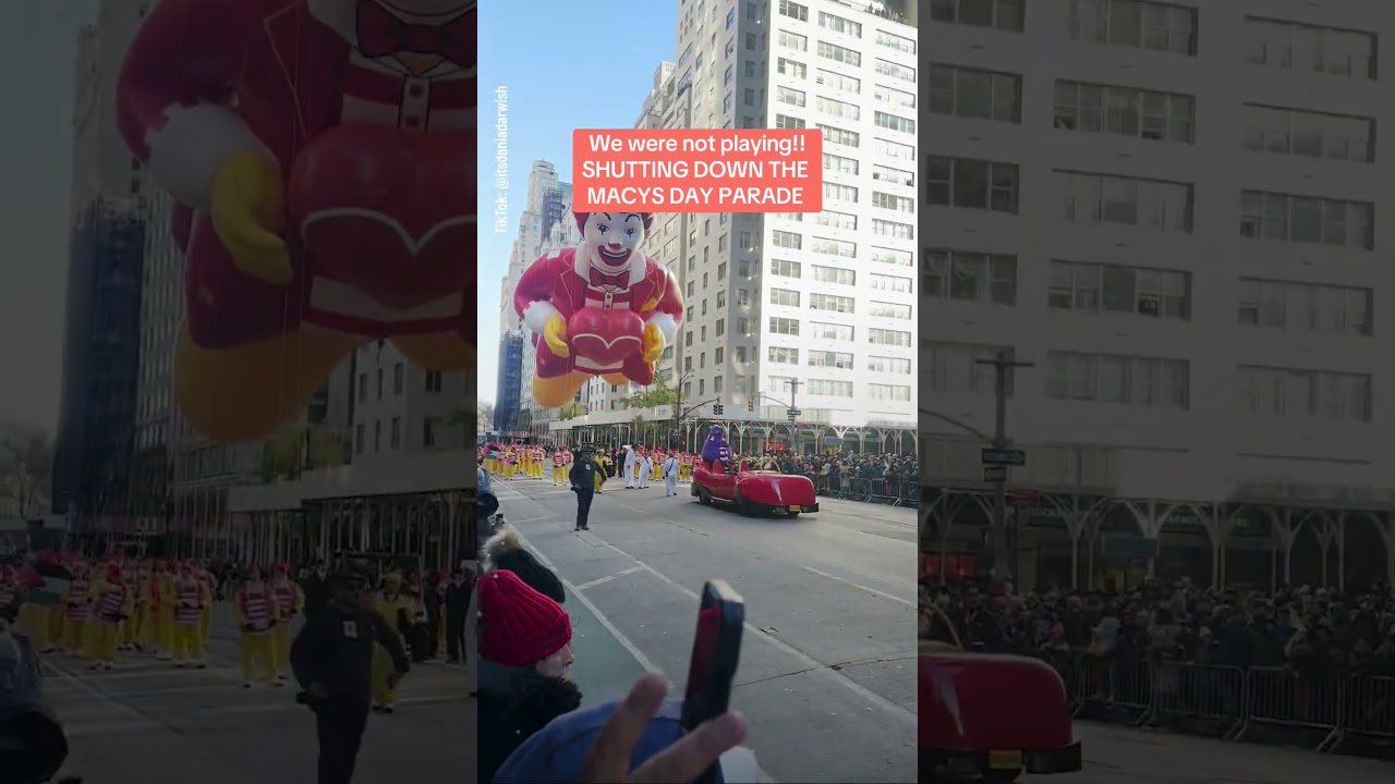 Pro-Palestine Protesters Block Macy's Thanksgiving Day Parade | 10 News First