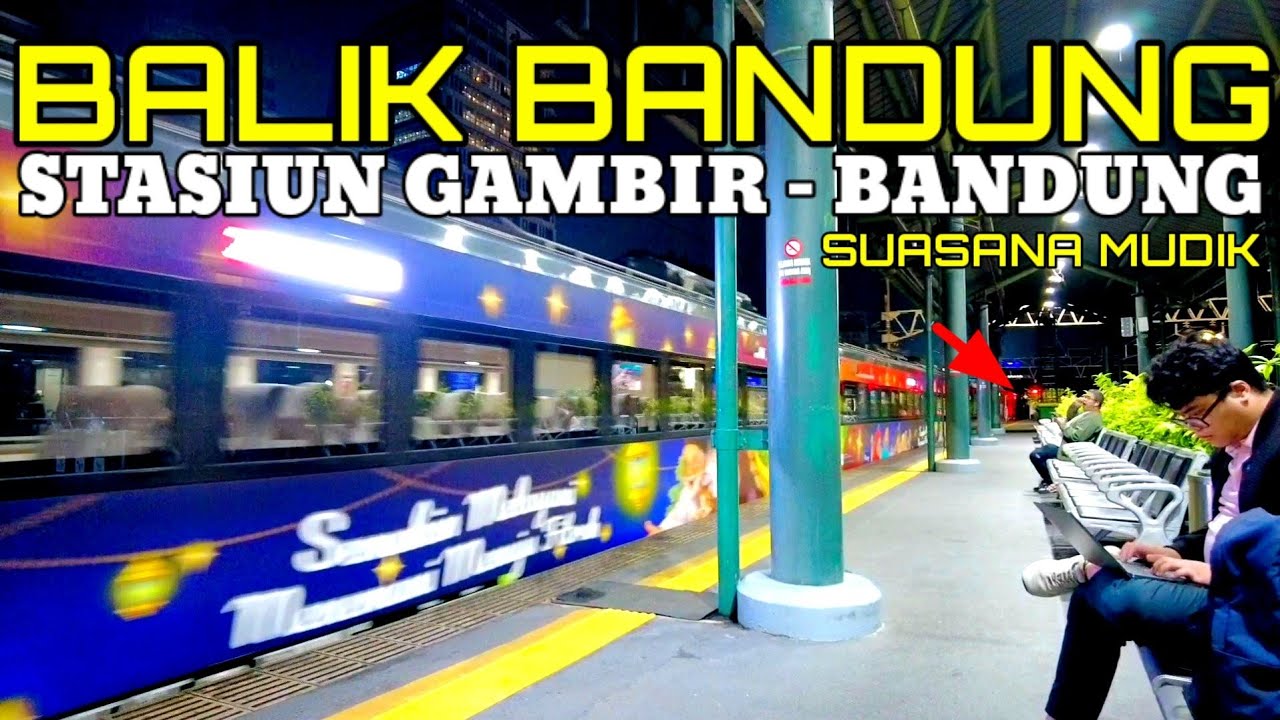 JELAJAH STASIUN GAMBIR HINGGA STASIUN BANDUNG‼️Pengalaman Naik kereta Api Parahyangan
