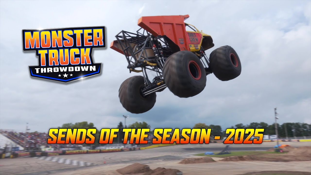 Sends of the Season - 2025 Monster Truck Throwdown BIG AIR!