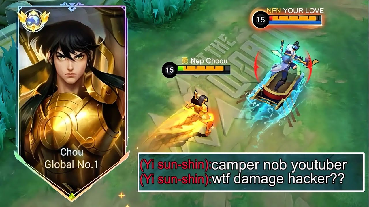 TOP GLOBAL CHOU MET SUPREME PRO PLAYER IN HIGH RANK(WIN OR LOSE)| MLBB