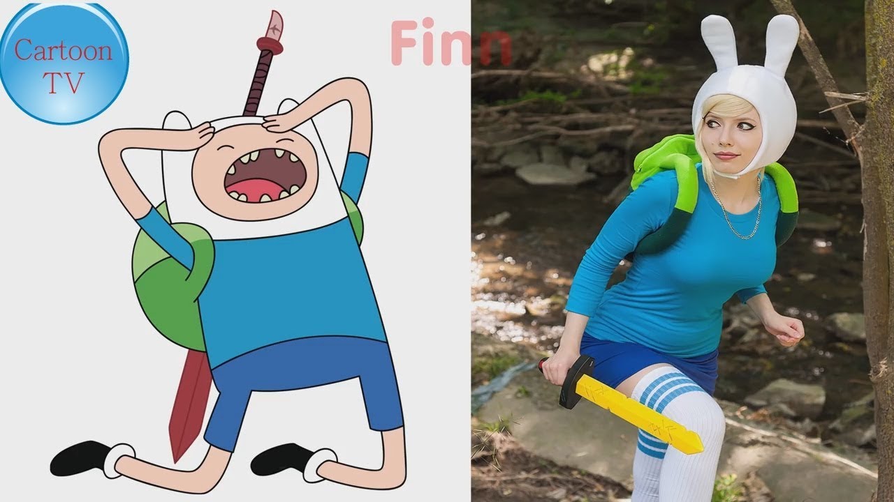 Adventure Time with finn and jake    Characters In Real Life 2018#2