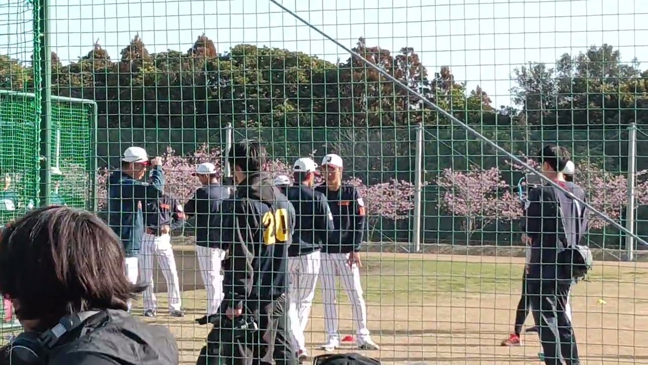 2026年2月22日　侍ジャパン　宮崎キャンプ『菅野　合流挨拶♡』