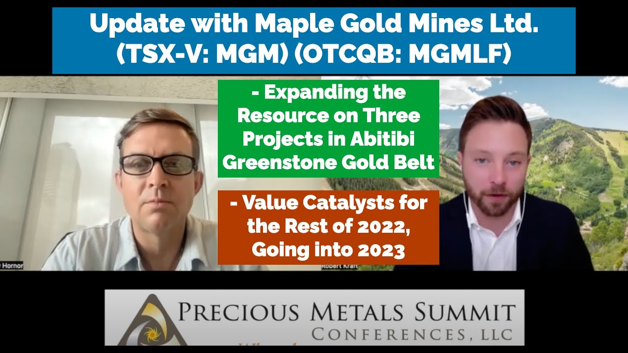 Maple Gold Mines' Focus on Expanding the Resource on Three Projects in Abitibi Greenstone Gold Belt