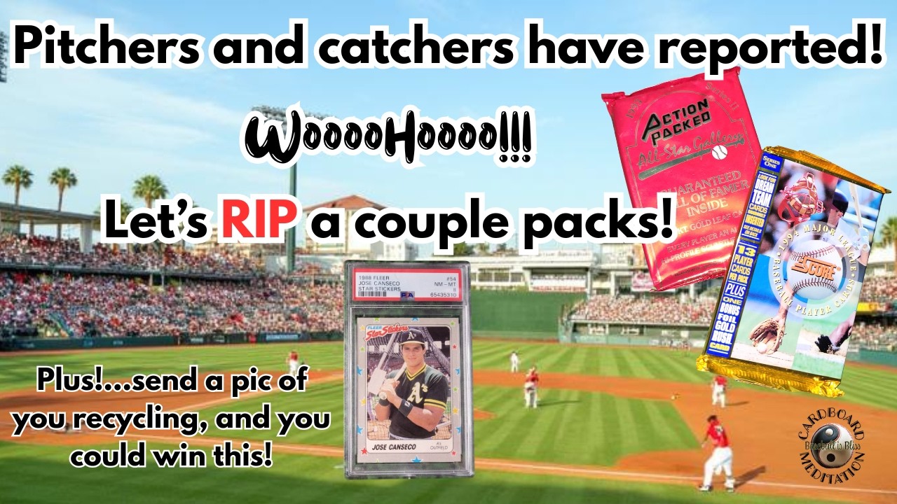 2 Pack  a Day Rip to celebrate Spring Training!  Add a little normalcy to the world!