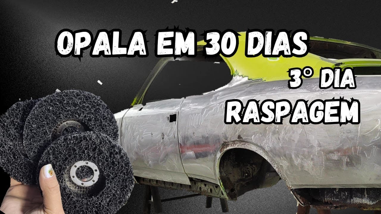 #EP5 MANEIRA MUITO EFICIENTE DE REMOVER A TINTA DE UM CARRO - Opala em 30 dias (dia 03)