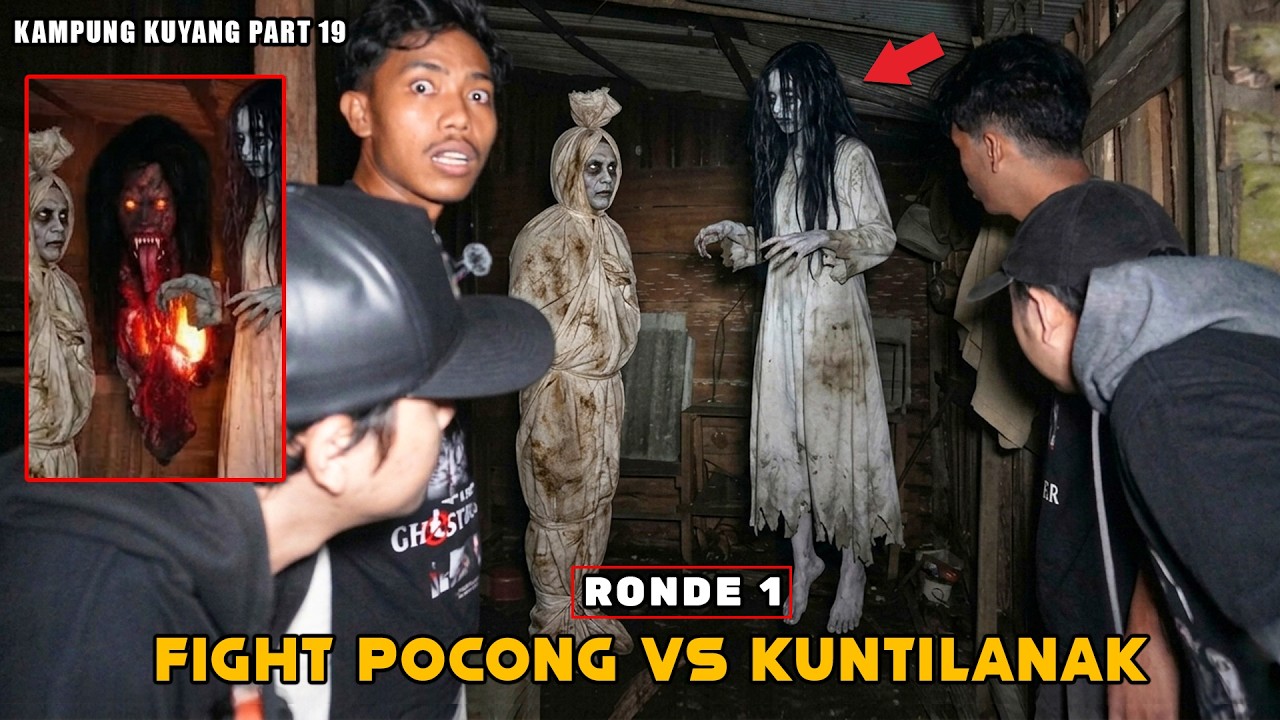 MENCEKAM! BATTLE POCONG VS KUNTI DAN KUYANG,BANJIR DARAH SALING B4NTAI! Part 19