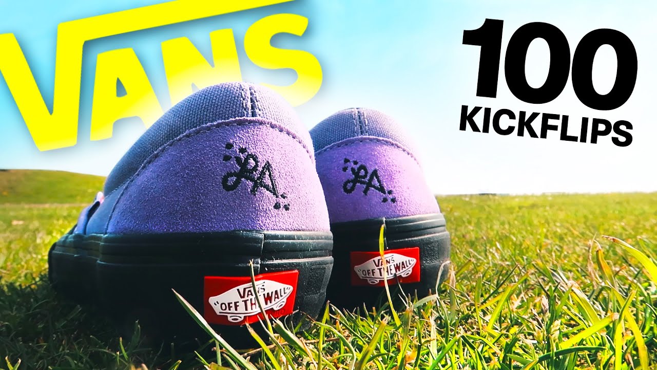 100 Kickflips In The Lizzie Armanto PRO VANS!