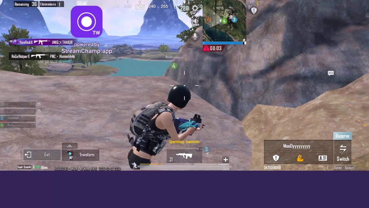 Mr Emma.. Bgmi live scrims..