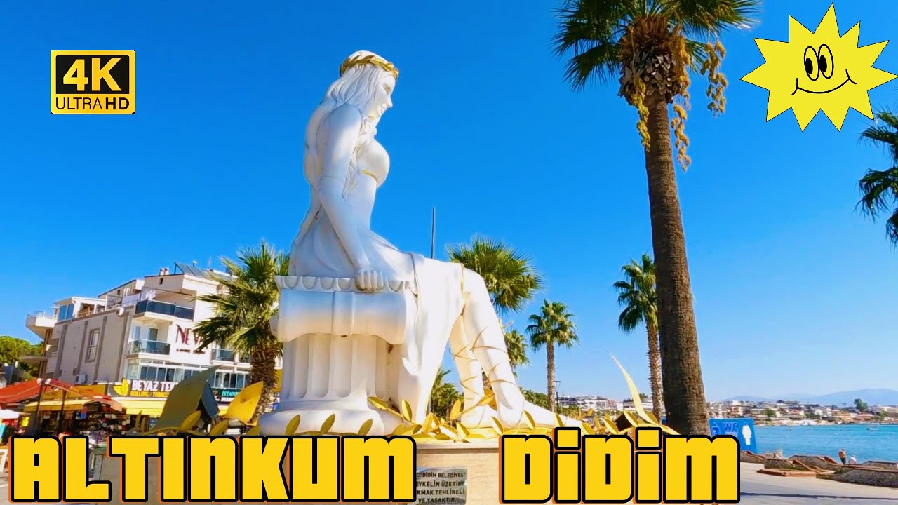 Altın Sarısı Kumlu Plajıyla,Mavi Bayraklı Berrak Deniziyle Didim Altınkum #Türkiye