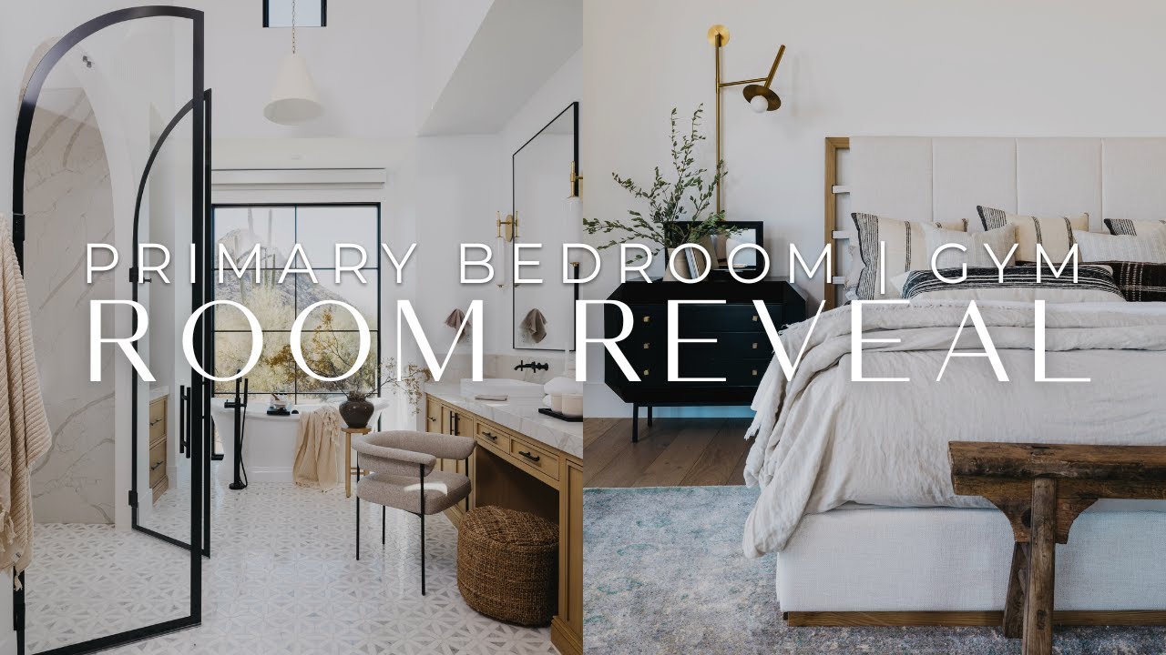 Room Reveal: Primary Bedroom, Bathroom, + Gym | THELIFESTYLEDCO #AlwaysOnVacaProj