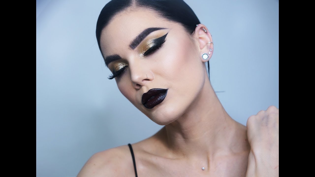 New Years Makeup  Eyeliner For Hooded Eyes | Linda Hallberg Tutorials