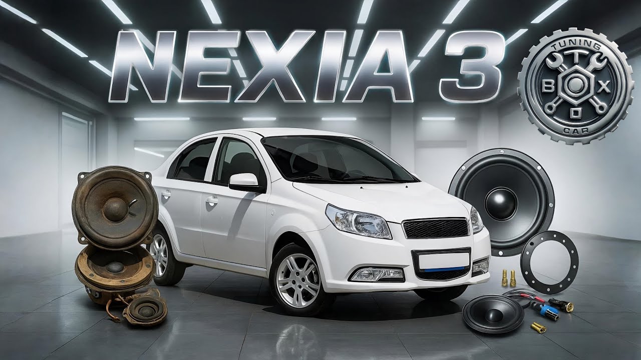 NEXIA 3  OLDI VA ORQA DINAМИKLAR TO‘LIQ QAYTA O‘RNATILDI   NEXIA 3 — ПОЛНАЯ ПЕРЕУСТАНОВКА ДИНАМИКОВ 