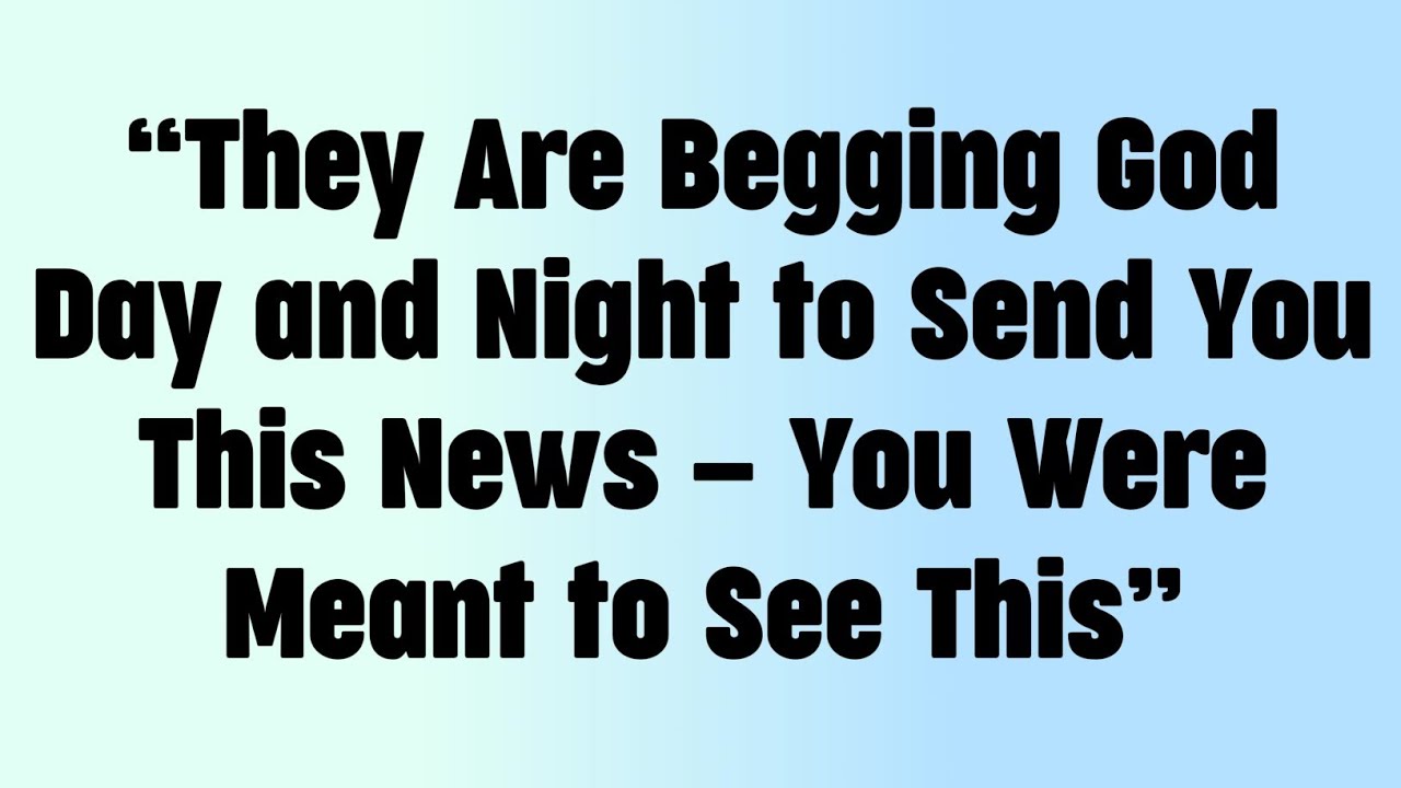 💸 They are begging god day and night to send you this news.. you were meant to see this..