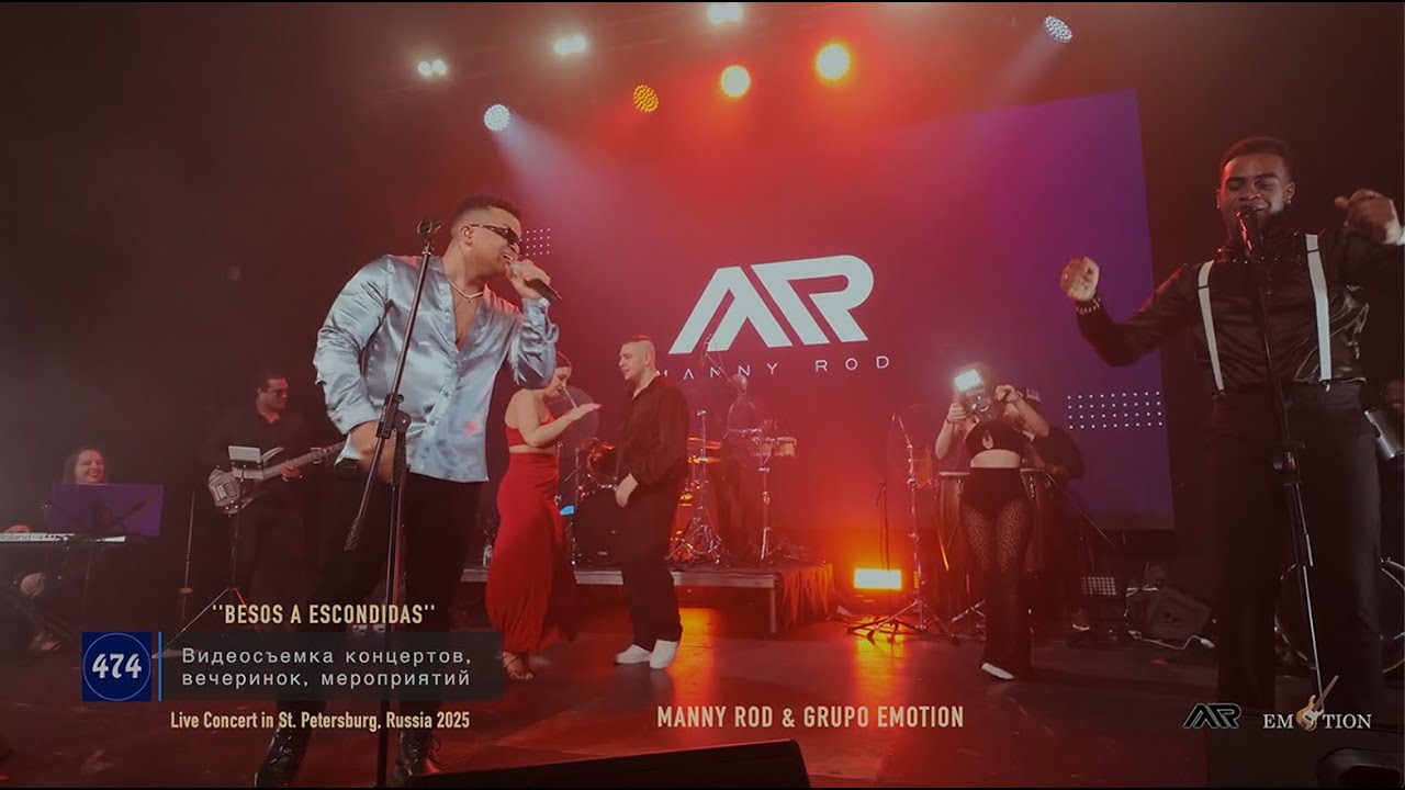 Manny Rod & Grupo EMOTION - ''Besos a Escondidas''. Live Concert in St. Petersburg, Russia 2025!