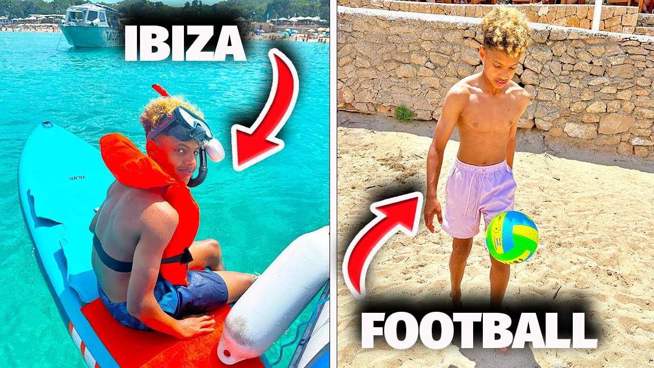 GOING IBIZA TO PLAY FOOTBALL | HOLIDAY VLOG!!