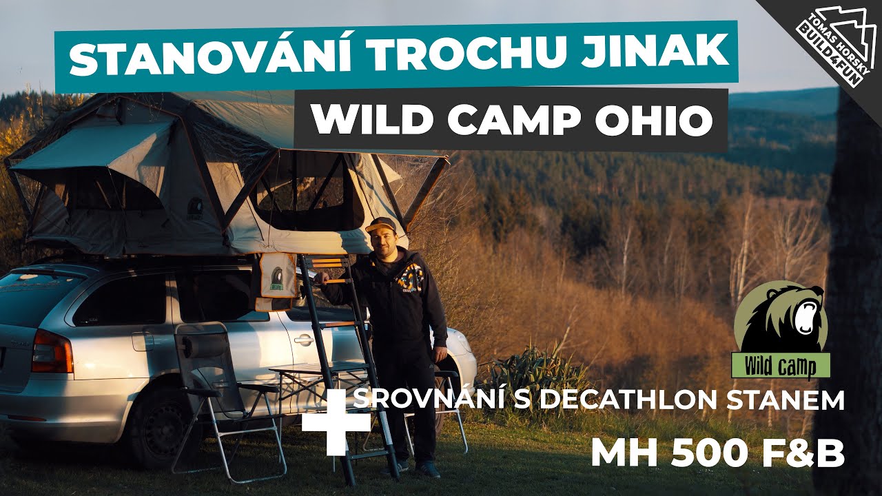Stanování trochu jinak, spíme na autě 🚙 | Stan Wild Camp Ohio + srovnání s MH 500 F&B