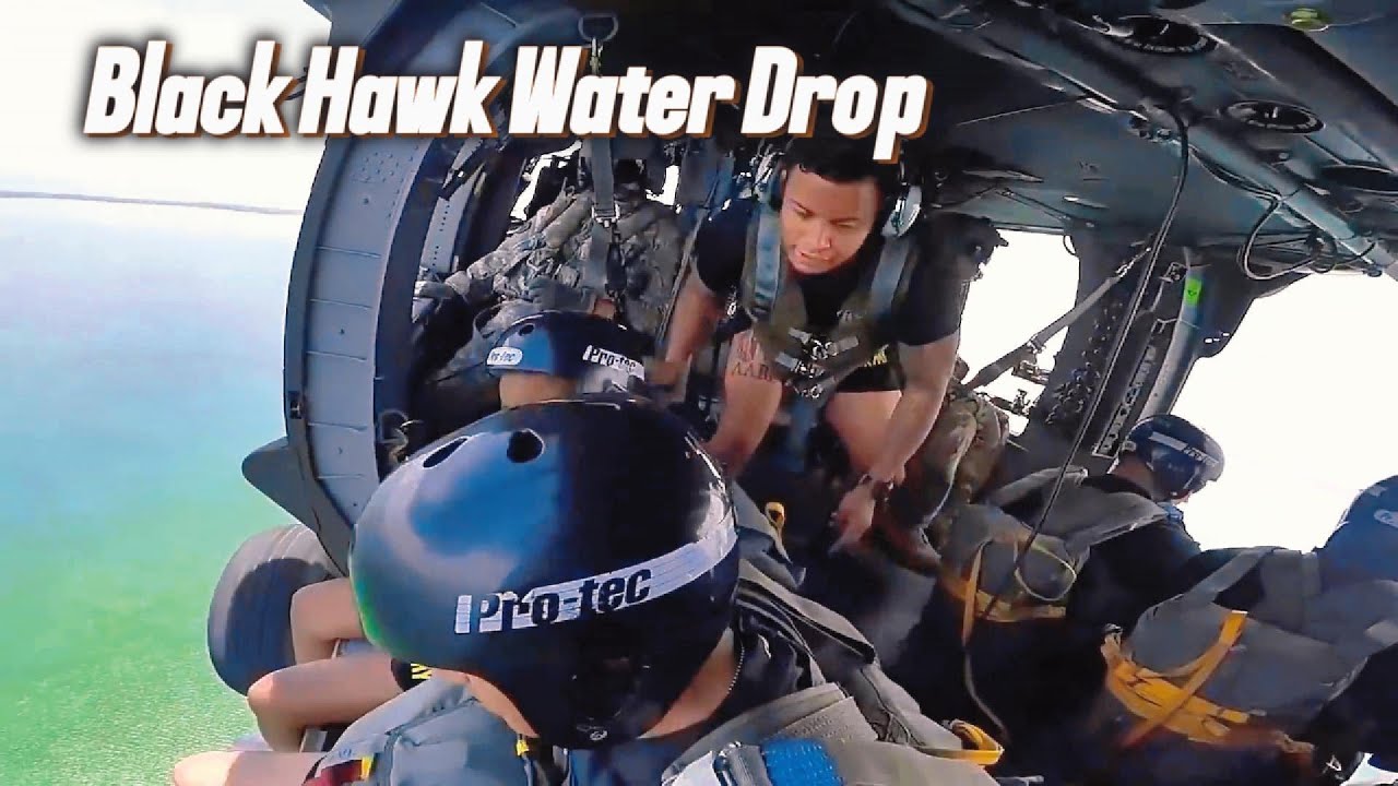 Black Hawk Water Drop • Extreme Parachute Jump Training