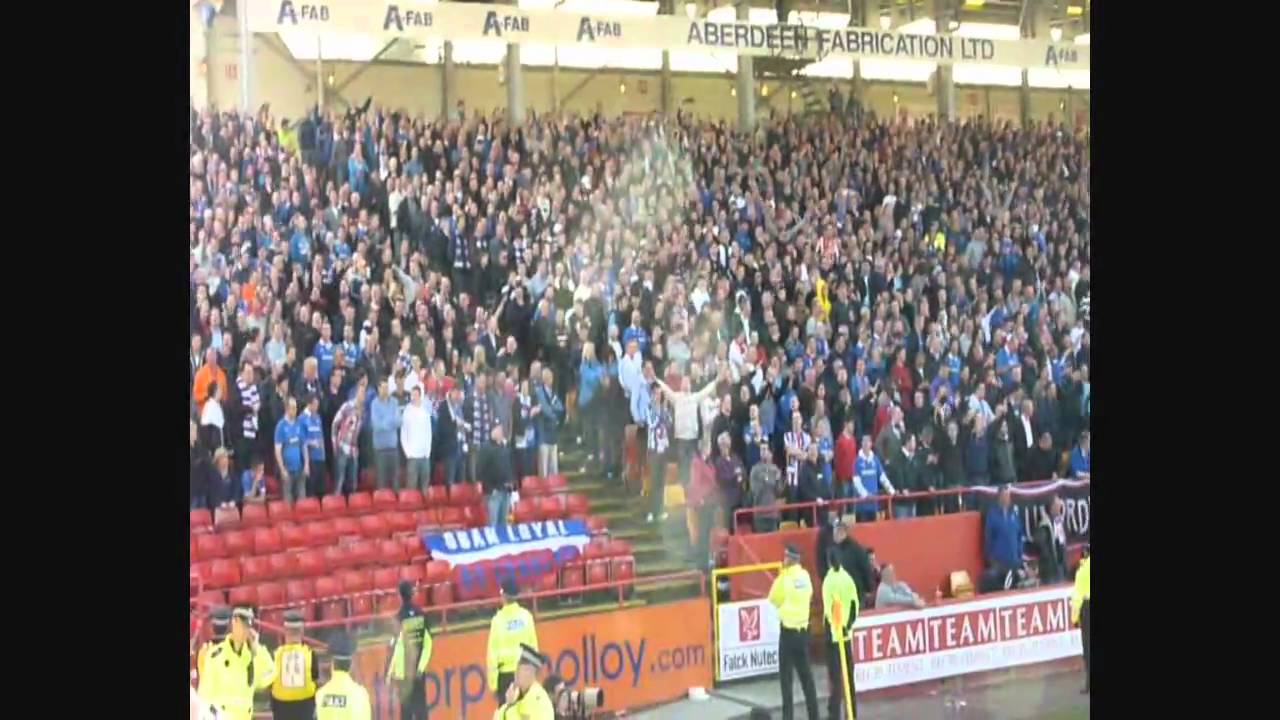 Undercover at Aberdeen - Rangers fans roar on Champions' fightback