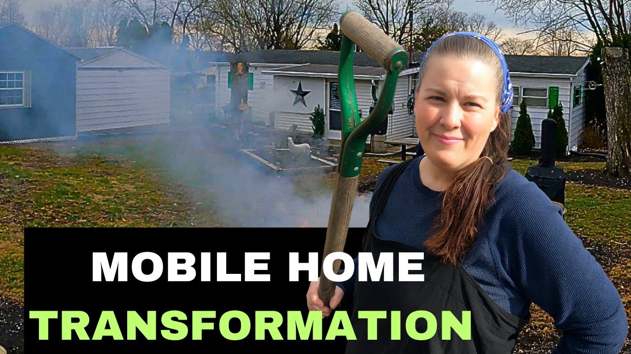 MASSIVE  TRANSFORMATION OF 1963 MOBILE HOME! (MY NEW ME)