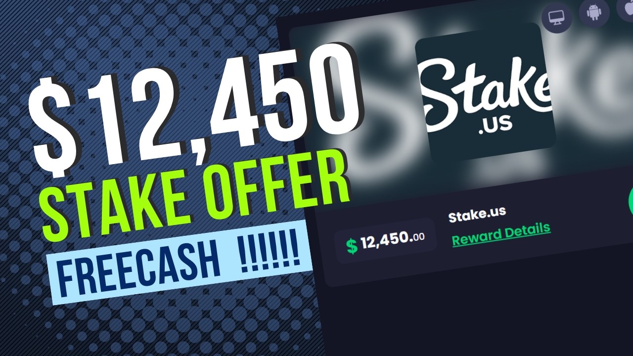 $12,500 STAKE.US Offer on FREECASH. ITS FREE MONEY!!!