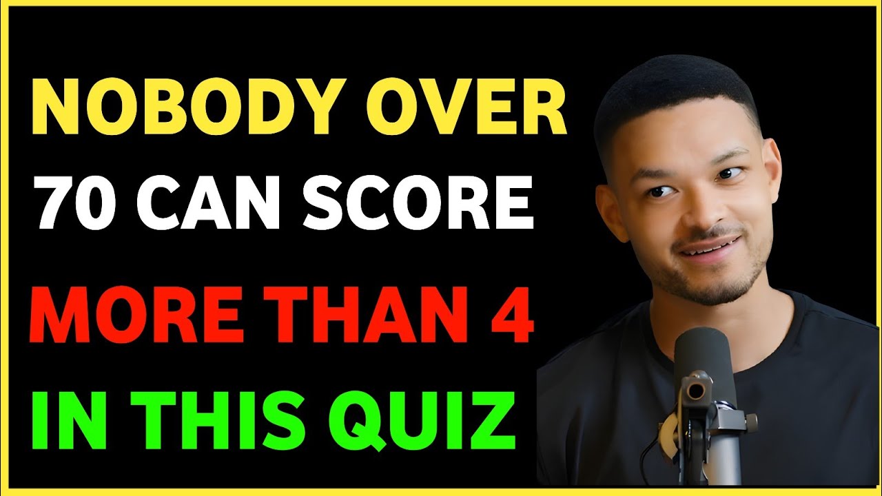 Only Geniuses Score 4+! 🤯 Impossible Quiz For Smart Minds | 27-Minute Motivation Challenge