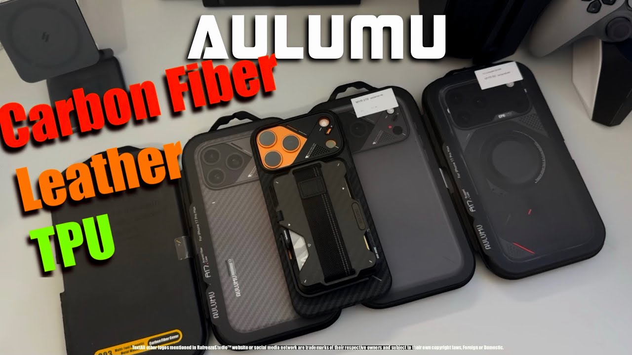 ASMR Aulumu A17 Rugged TPU/Leather/Carbon Fiber cases for iPhone 17 Pro Max #Aulumu #iphone17promax 
