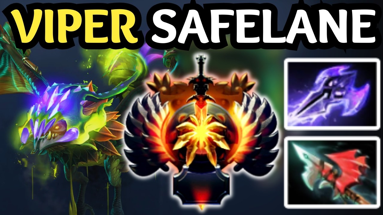 🔥 POISONED. SLOWED. MELTED. — VIPER CARRY GAMEPLAY | DOTA 2 🔥