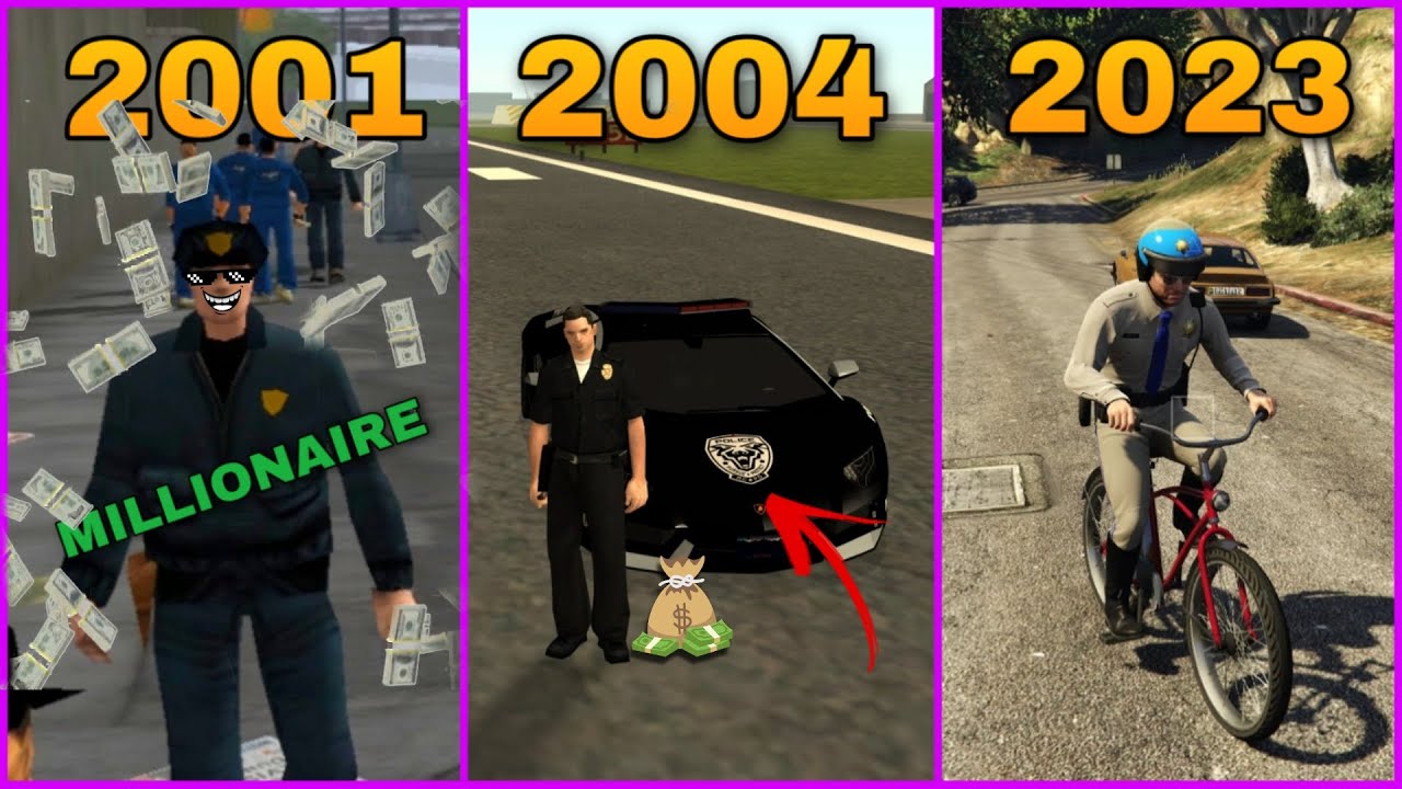 HOW MUCH MONEY COPS MAKE IN GTA GAMES 2001-2023