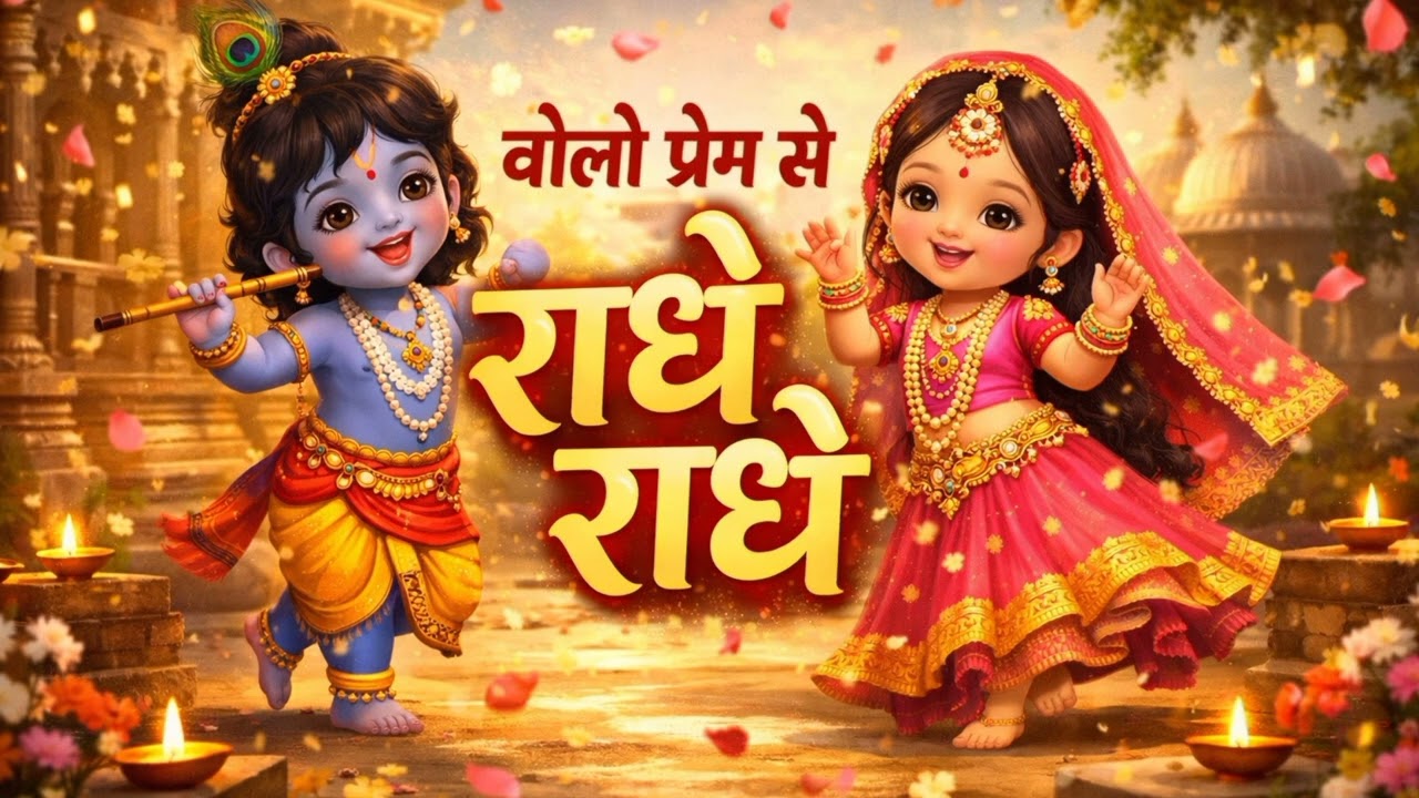 जो बोलेगा राधे राधे उसके दुख हो जाए आधे #भक्ति #bhakti #song #gana #trending #viral #radha #krishna 