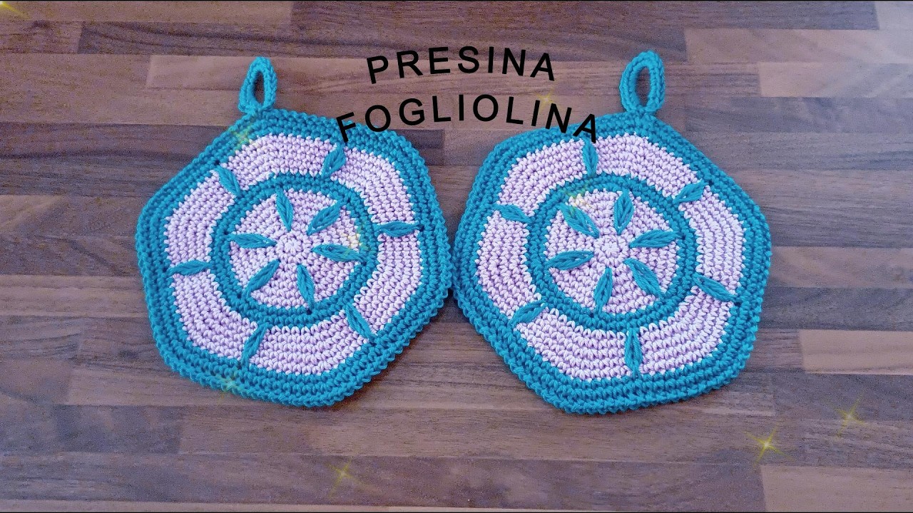 🧶PRESINA CON FOGLIE🧶