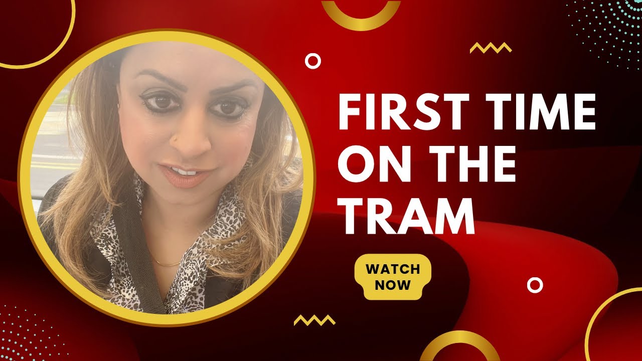 United Kingdom tram ride to Manchester airport